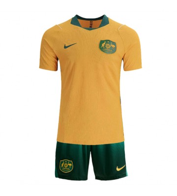 Australien Hjemmebanetrøje Børn VM 2026 Kortærmet (+ Korte bukser)